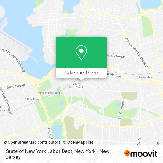 Mapa de State of New York Labor Dept
