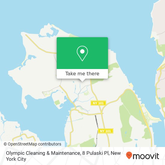 Mapa de Olympic Cleaning & Maintenance, 8 Pulaski Pl