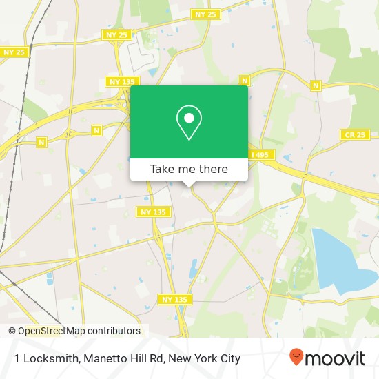 Mapa de 1 Locksmith, Manetto Hill Rd