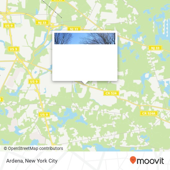Mapa de Ardena
