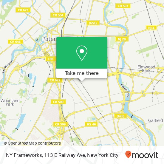 NY Frameworks, 113 E Railway Ave map
