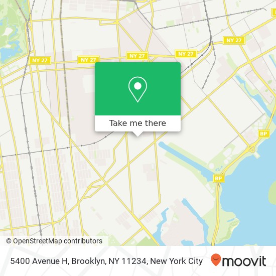 5400 Avenue H, Brooklyn, NY 11234 map