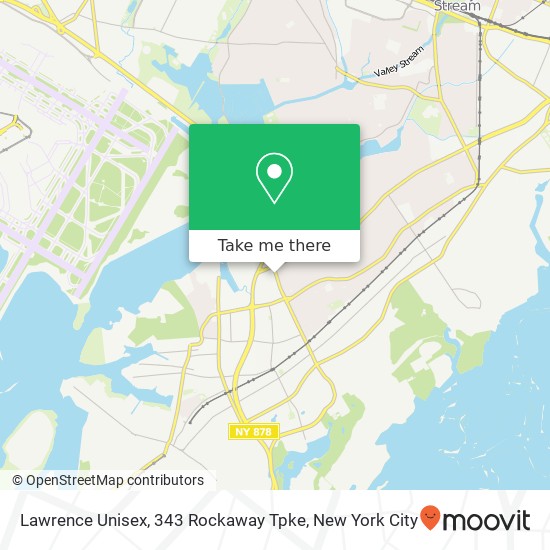 Lawrence Unisex, 343 Rockaway Tpke map