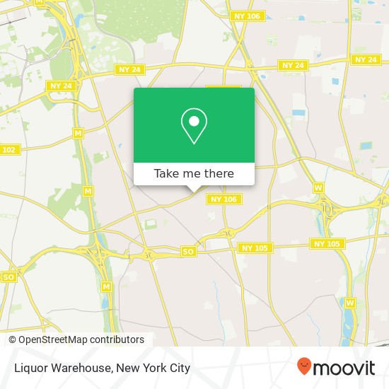 Mapa de Liquor Warehouse