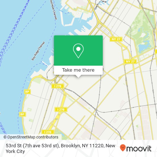 53rd St (7th ave 53rd st), Brooklyn, NY 11220 map