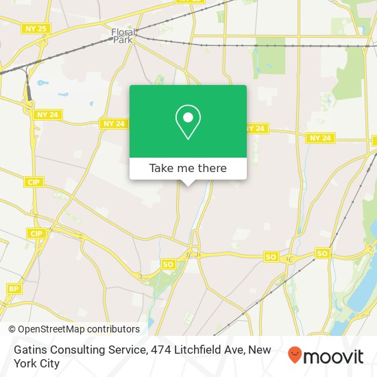Gatins Consulting Service, 474 Litchfield Ave map
