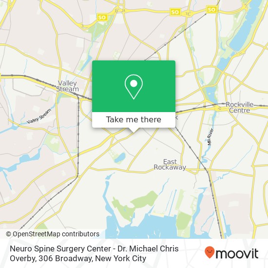 Neuro Spine Surgery Center - Dr. Michael Chris Overby, 306 Broadway map