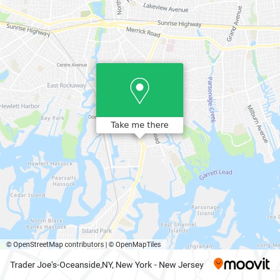 Mapa de Trader Joe's-Oceanside,NY