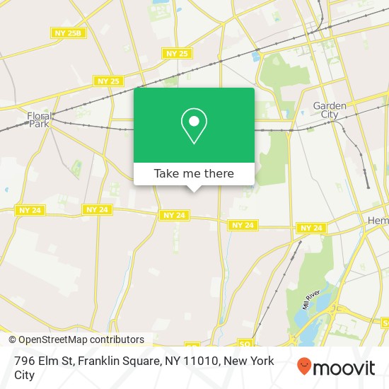 796 Elm St, Franklin Square, NY 11010 map