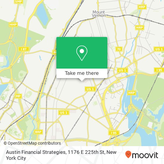 Austin Financial Strategies, 1176 E 225th St map