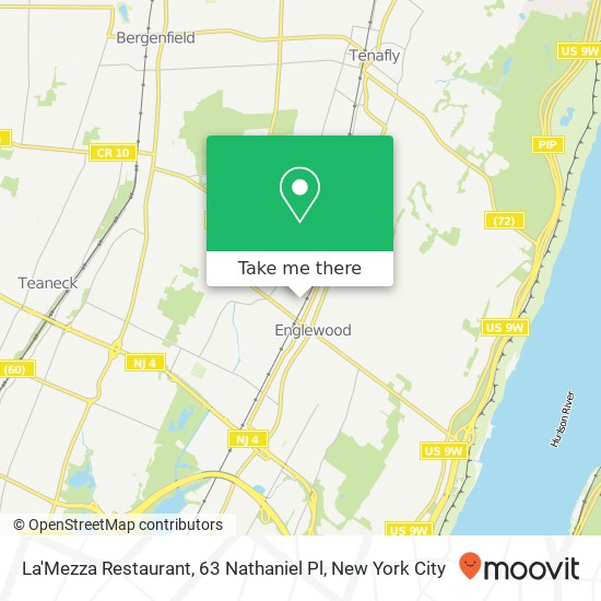 La'Mezza Restaurant, 63 Nathaniel Pl map