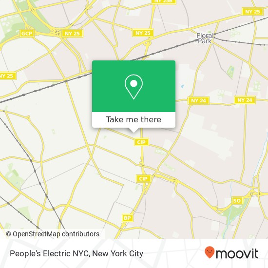 Mapa de People's Electric NYC