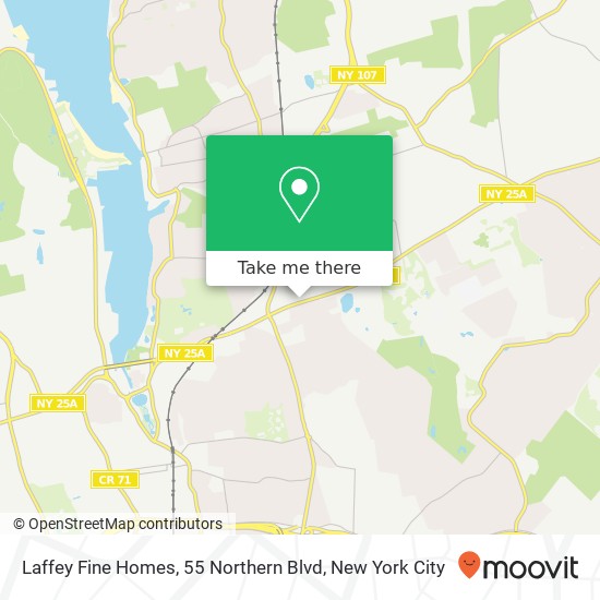 Laffey Fine Homes, 55 Northern Blvd map