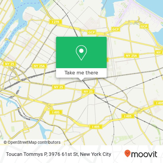 Mapa de Toucan Tommys P, 3976 61st St