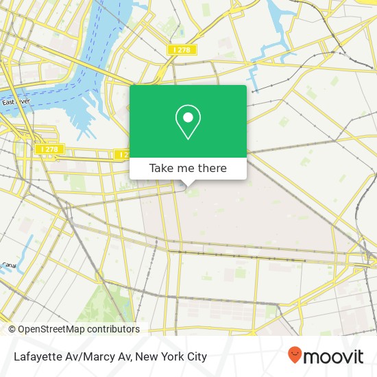Lafayette Av/Marcy Av map