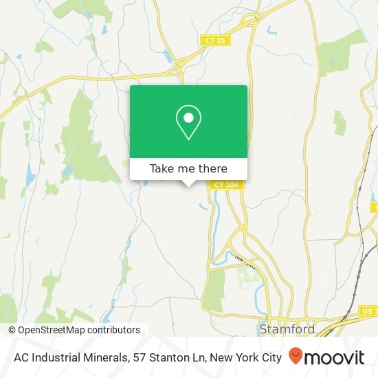 Mapa de AC Industrial Minerals, 57 Stanton Ln