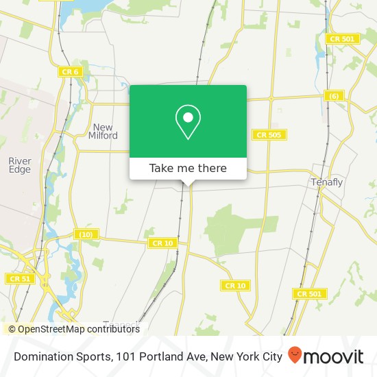 Mapa de Domination Sports, 101 Portland Ave
