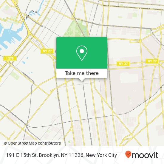 191 E 15th St, Brooklyn, NY 11226 map