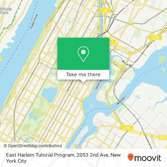 East Harlem Tutorial Program, 2053 2nd Ave map