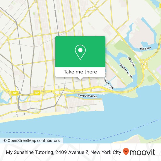 My Sunshine Tutoring, 2409 Avenue Z map