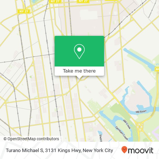 Mapa de Turano Michael S, 3131 Kings Hwy