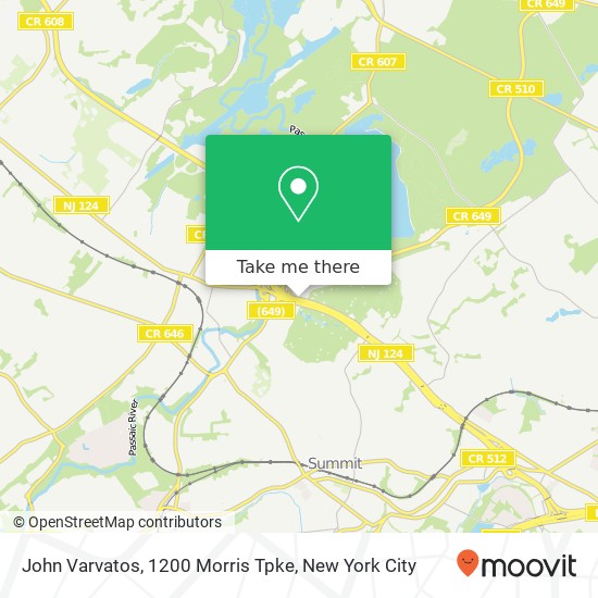 Mapa de John Varvatos, 1200 Morris Tpke