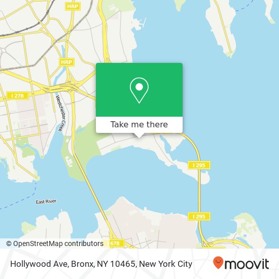 Hollywood Ave, Bronx, NY 10465 map