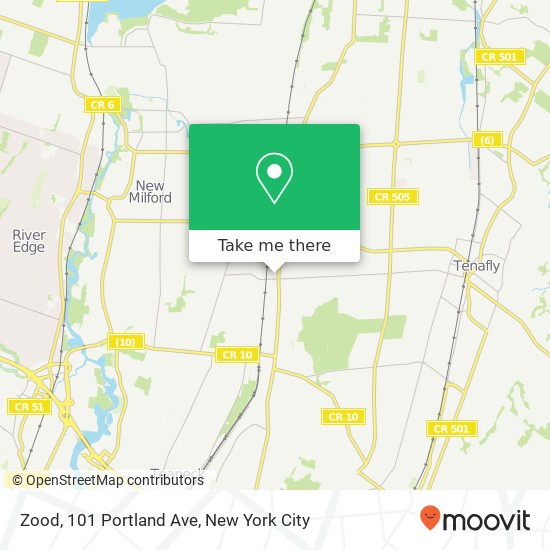 Mapa de Zood, 101 Portland Ave