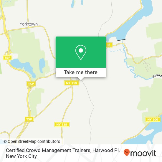 Mapa de Certified Crowd Management Trainers, Harwood Pl