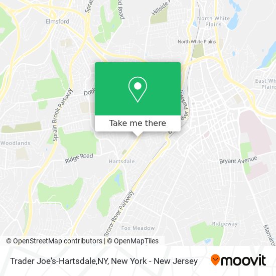 Trader Joe's-Hartsdale,NY map