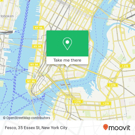 Mapa de Fesco, 35 Essex St