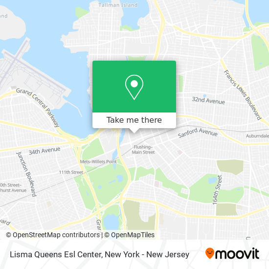 Mapa de Lisma Queens Esl Center