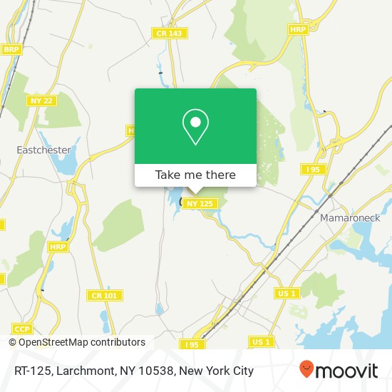 RT-125, Larchmont, NY 10538 map