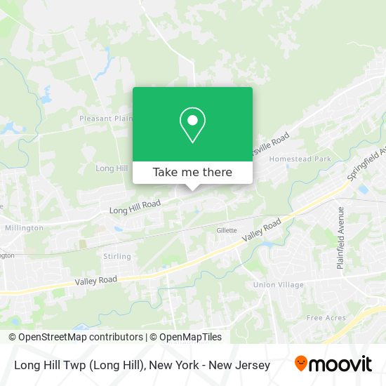 Mapa de Long Hill Twp