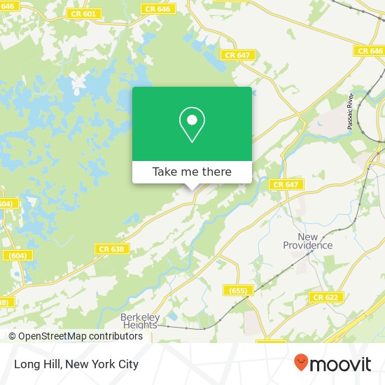Mapa de Long Hill
