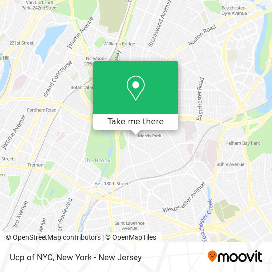Mapa de Ucp of NYC