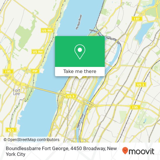 Mapa de Boundlessbarre Fort George, 4450 Broadway