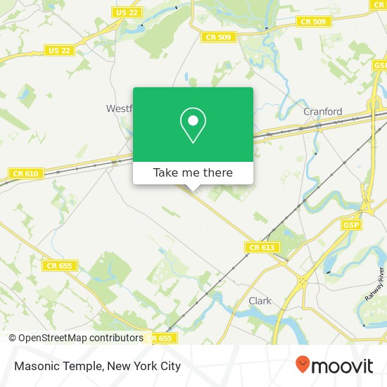 Mapa de Masonic Temple