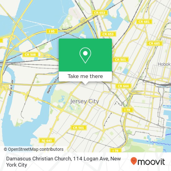 Damascus Christian Church, 114 Logan Ave map
