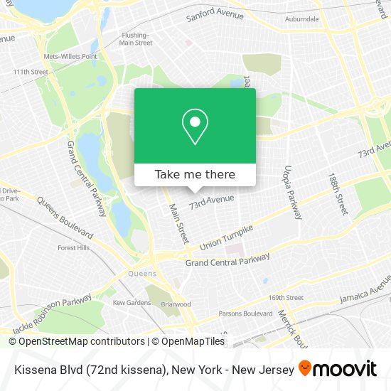 Kissena Blvd (72nd kissena) map