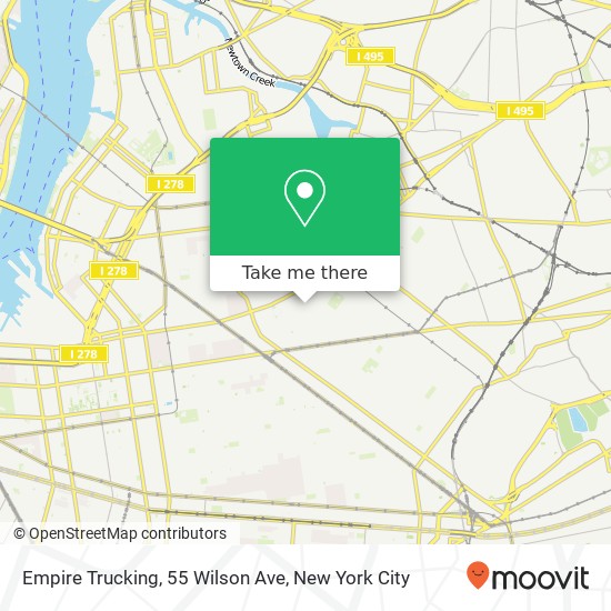 Mapa de Empire Trucking, 55 Wilson Ave