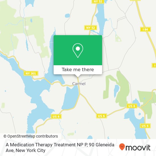 Mapa de A Medication Therapy Treatment NP P, 90 Gleneida Ave