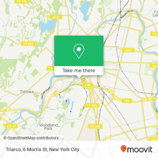 Triarco, 6 Morris St map