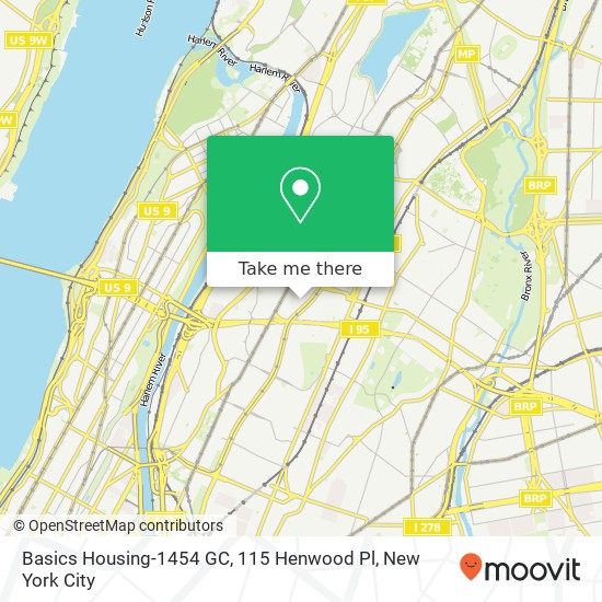 Basics Housing-1454 GC, 115 Henwood Pl map