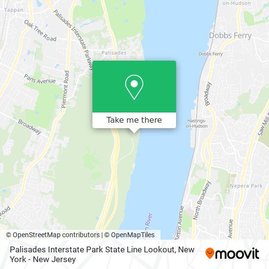 Palisades Interstate Park State Line Lookout map