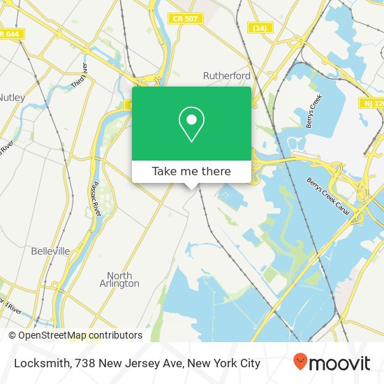 Locksmith, 738 New Jersey Ave map