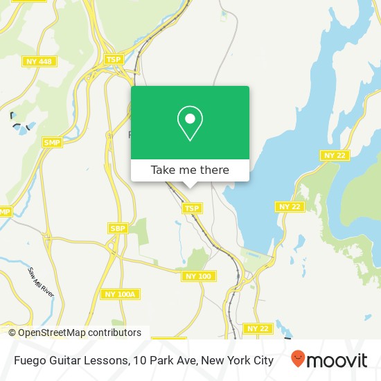 Fuego Guitar Lessons, 10 Park Ave map