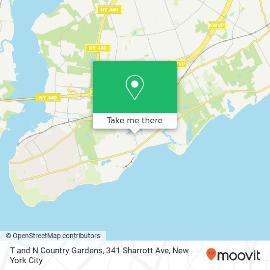 Mapa de T and N Country Gardens, 341 Sharrott Ave