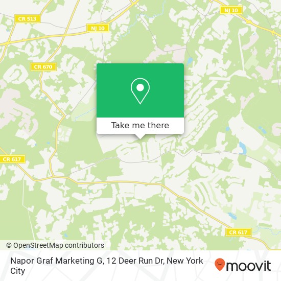 Napor Graf Marketing G, 12 Deer Run Dr map