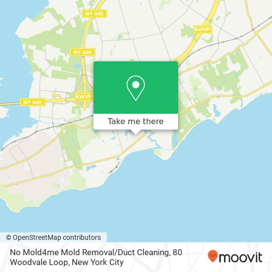 Mapa de No Mold4me Mold Removal / Duct Cleaning, 80 Woodvale Loop